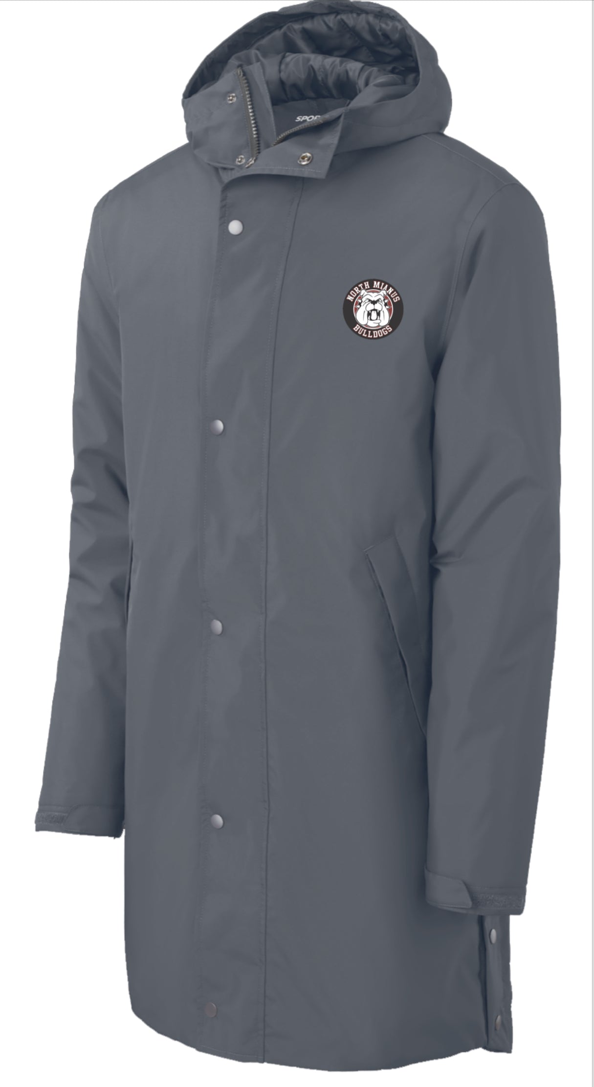 2026 Bulldogs Sport-Tek® Waterproof Insulated Sideline Parka (ADULT)