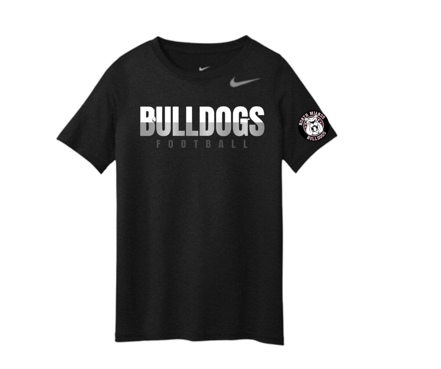 2026 Bulldogs Nike Split Text Dri-Fit T-Shirt (CUSTOMIZE IT!)