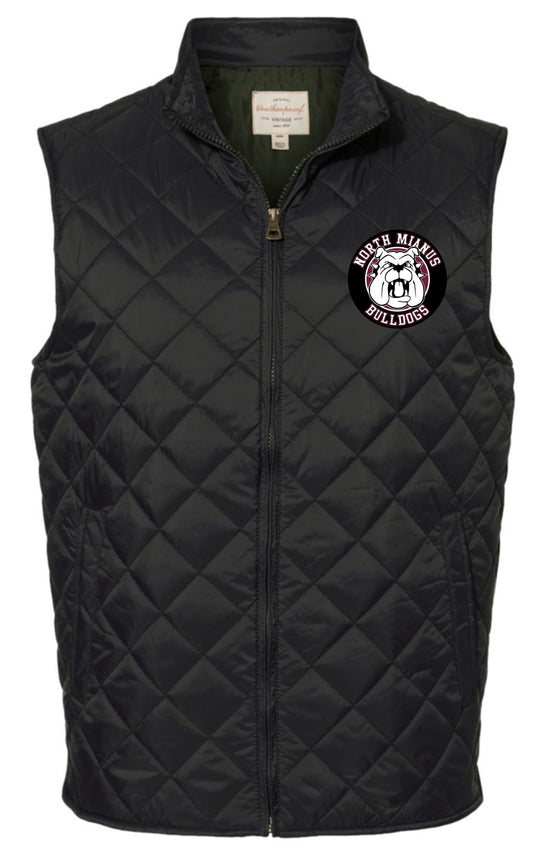 2026 Bulldogs Mens Quilted Vest (EMBROIDERED)