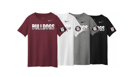 Bulldogs Nike Split Text Dri-Fit T-Shirt