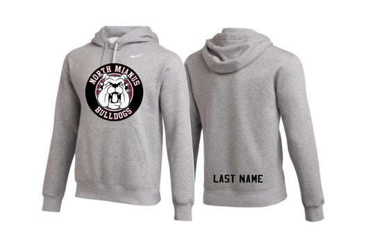 Bulldogs Nike Club Pullover Hoodie (ADULT) CUSTOMIZE