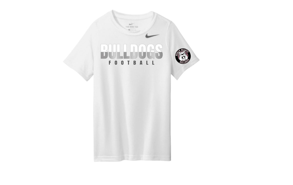 2026 Bulldogs Nike Split Text Dri-Fit T-Shirt (CUSTOMIZE IT!)