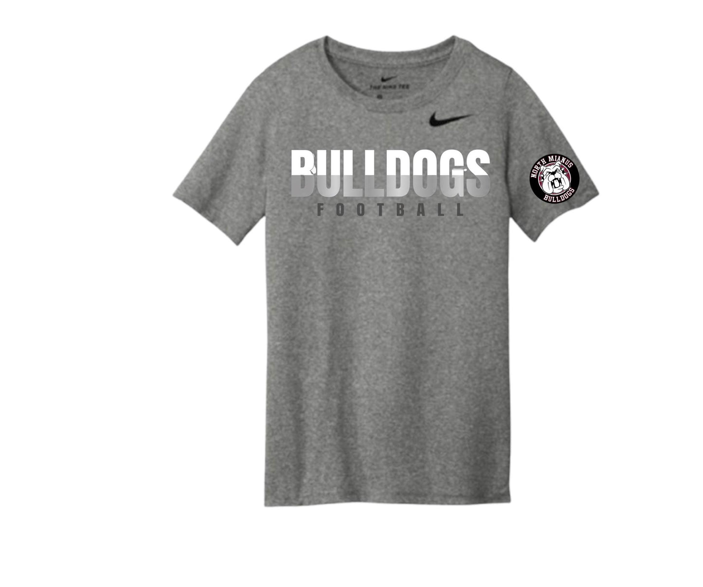 2026 Bulldogs Nike Split Text Dri-Fit T-Shirt (CUSTOMIZE IT!)