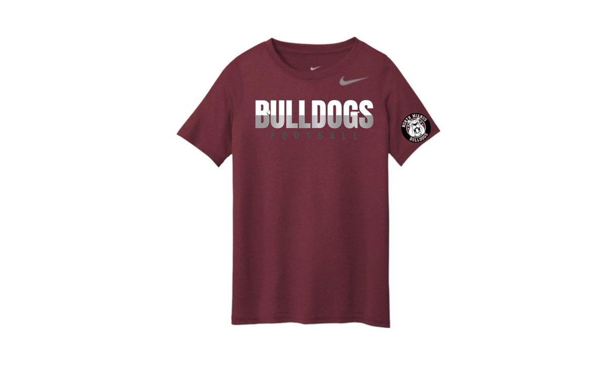 2026 Bulldogs Nike Split Text Dri-Fit T-Shirt (CUSTOMIZE IT!)