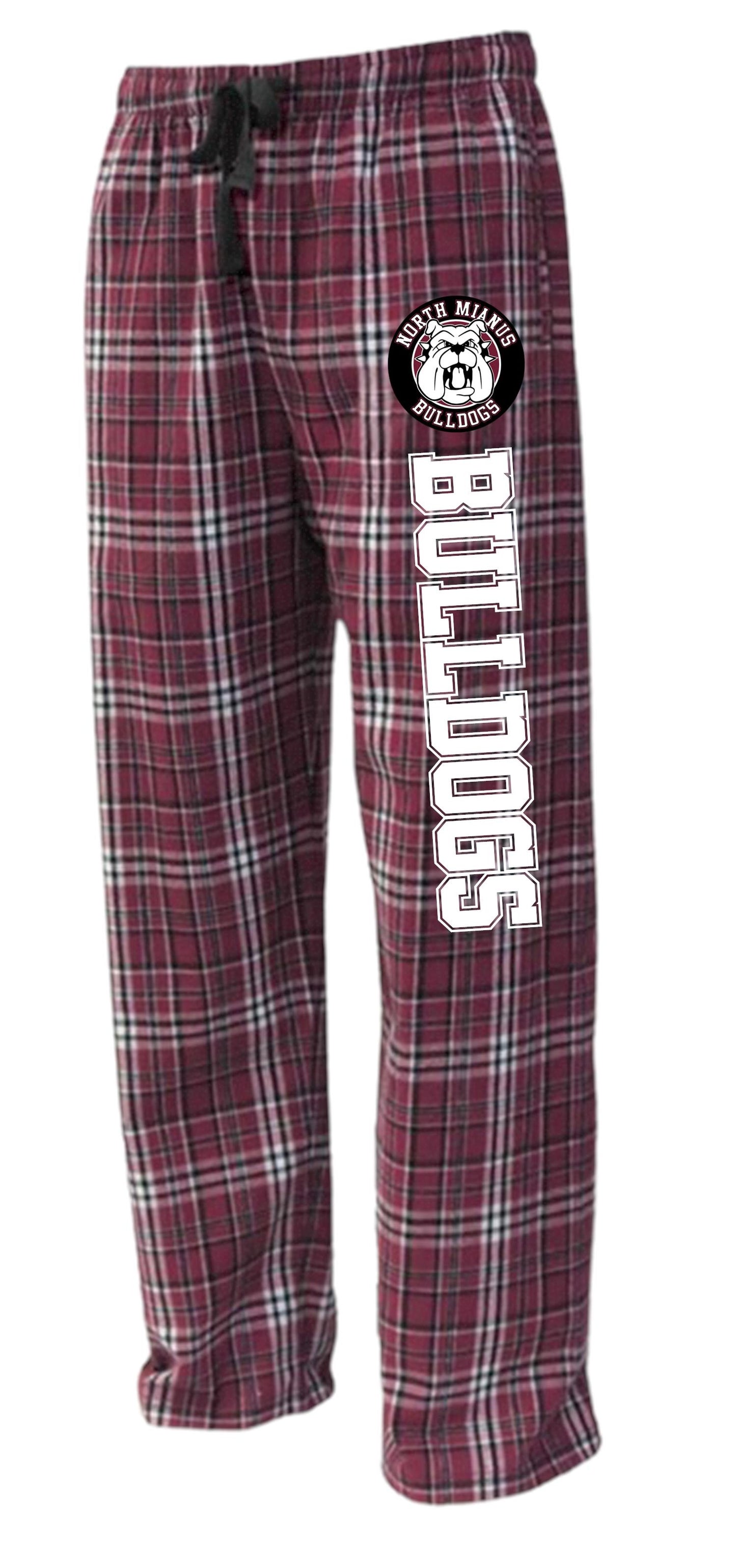 2026 Bulldogs Pennant Flannel Pajama Bottoms (ADULT)