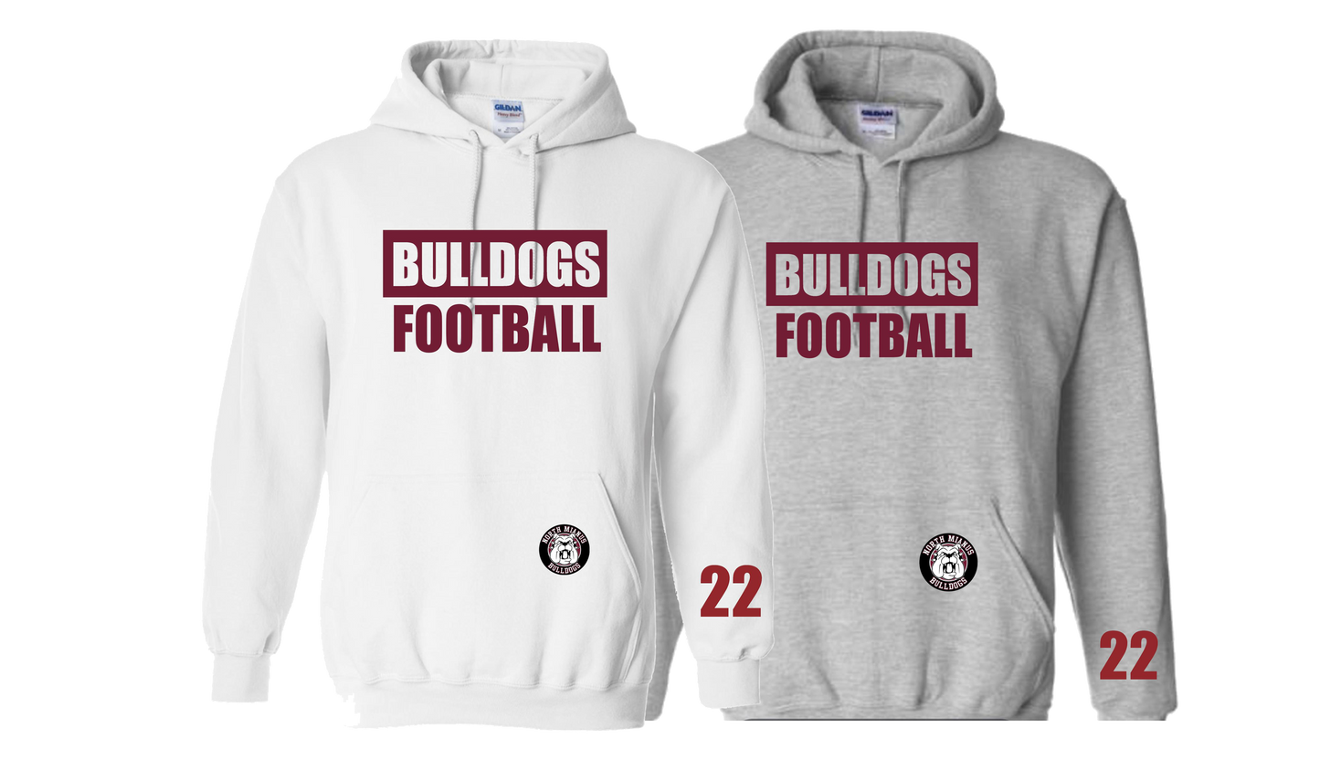 Bulldogs Heavy Blend Block Sweatshirt (CUSTOMIZE IT!)