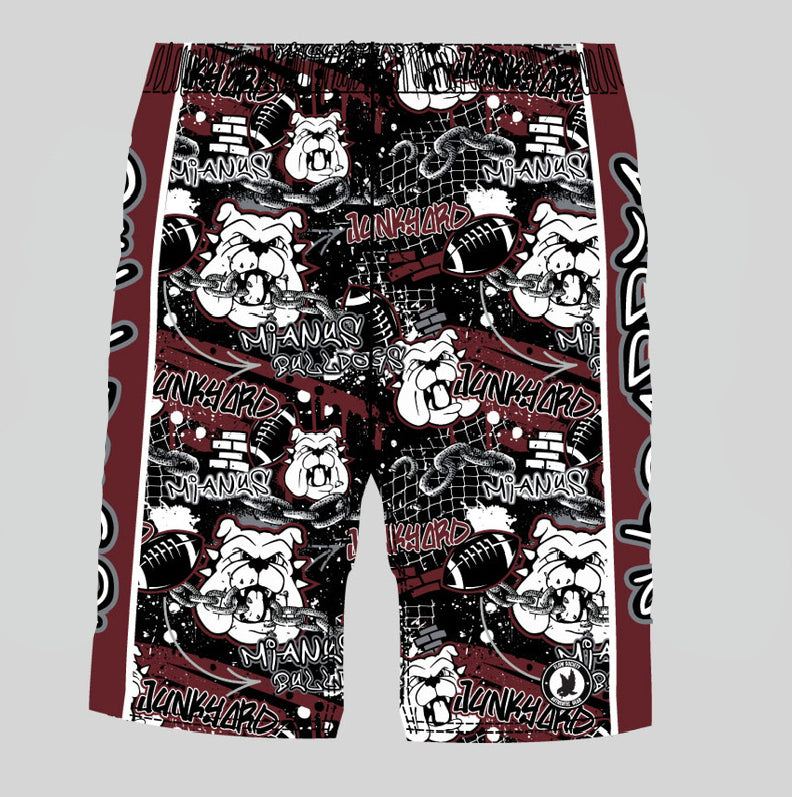 Bulldogs Custom Flow Shorts