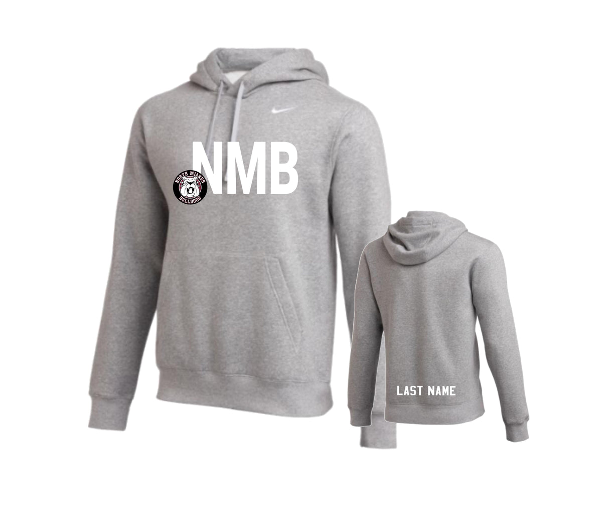 2026 Bulldogs Nike Retro Letters Hoodie (CUSTOMIZE IT!)