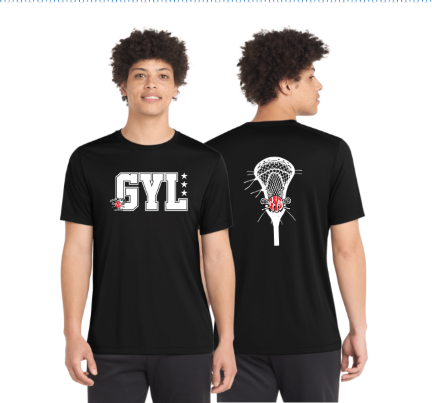 GYL NEW! Sticks & Stars Performance Tee (CUSTOMIZE IT!)