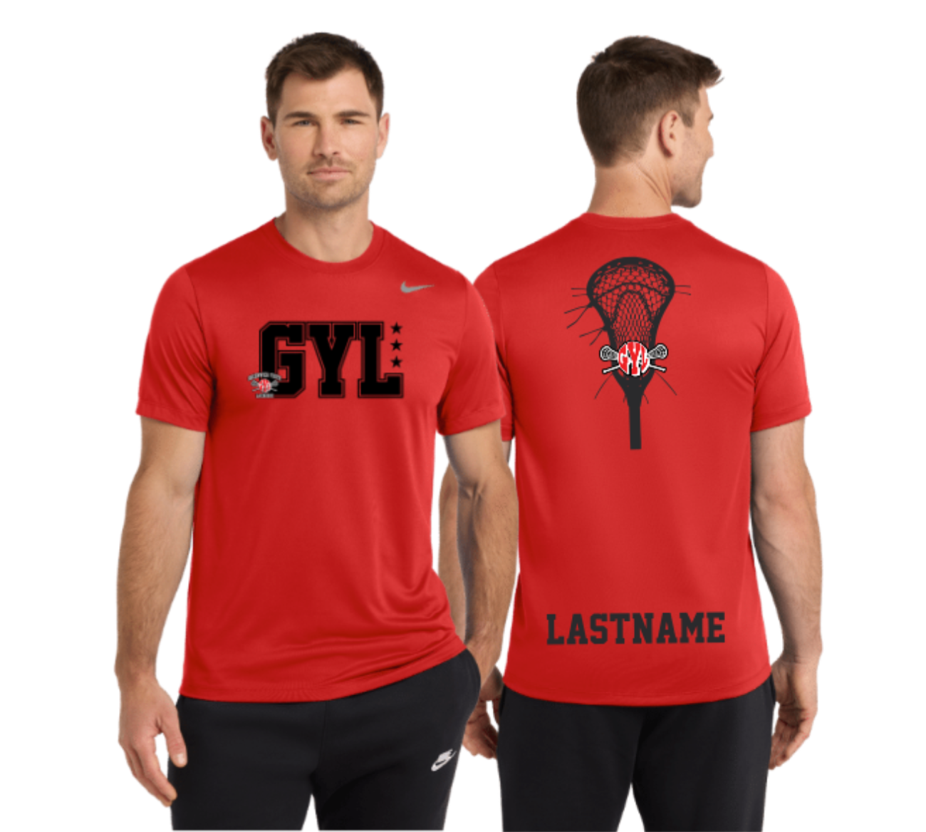 GYL NEW! NIKE Sticks & Stars Performance Tee (CUSTOMIZE IT!)