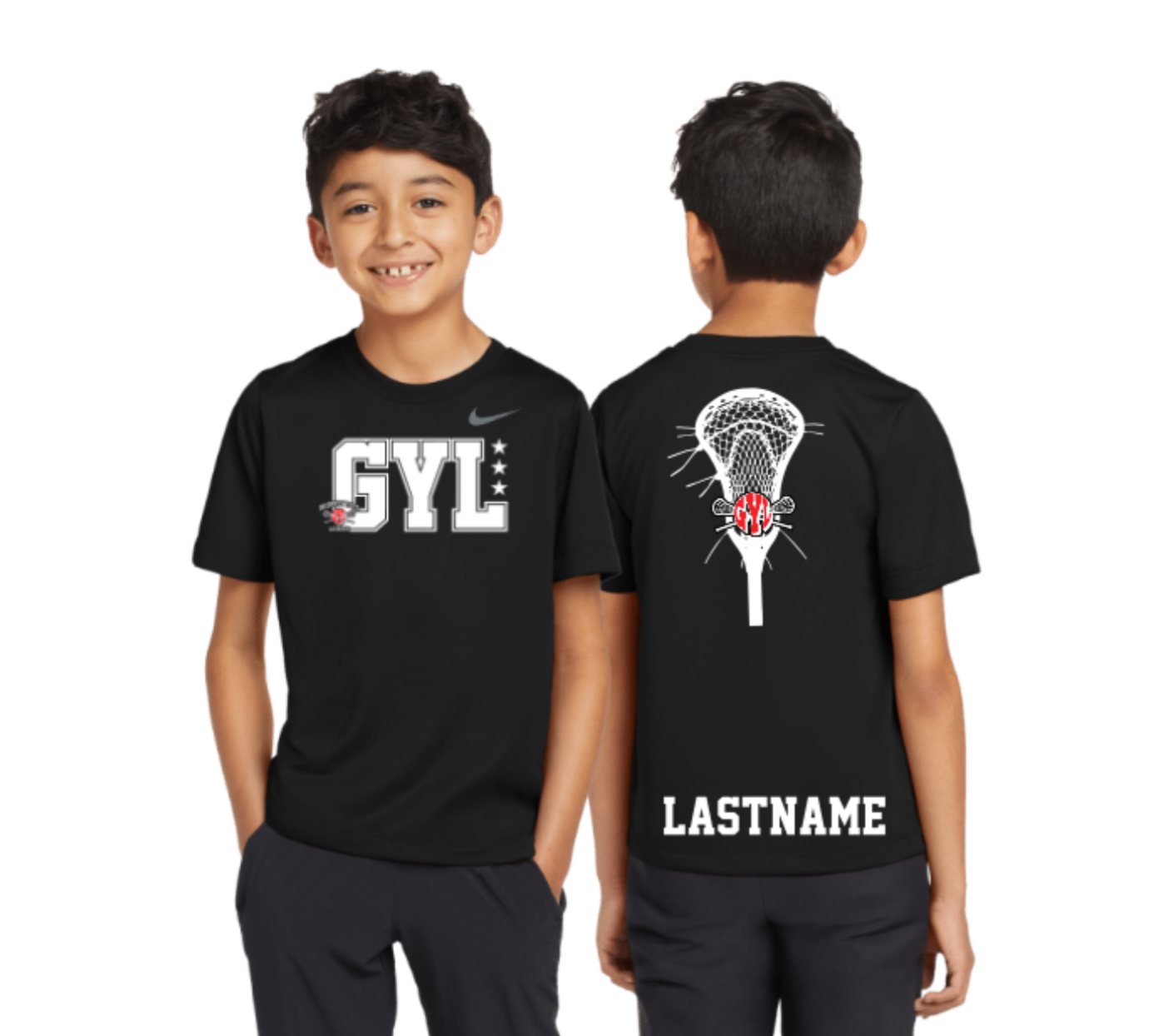 GYL NEW! NIKE Sticks & Stars Performance Tee (CUSTOMIZE IT!)