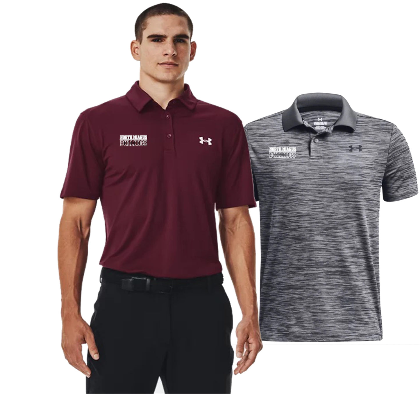 Bulldogs Under Armour Polo (EMBROIDERED)
